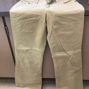 Pure Color Khaki Pants Size 28